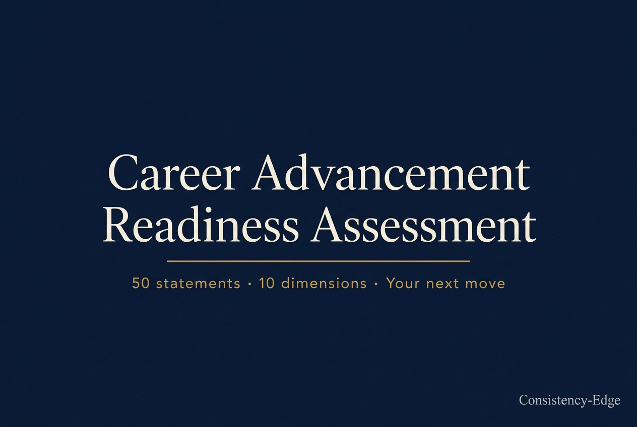 Career Advancement Readiness Assessment cover